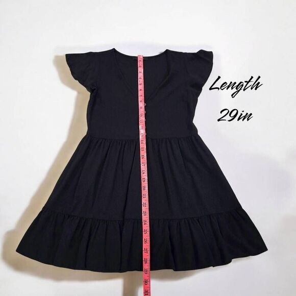 Forever 21 Flutter Tiered Mini Dress(C010)-Size S for Women - Picture 9 of 11